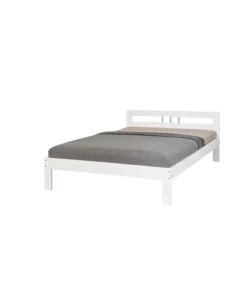 LETTO MATRIMONIALE IN PINO BIANCO 140X200 CM